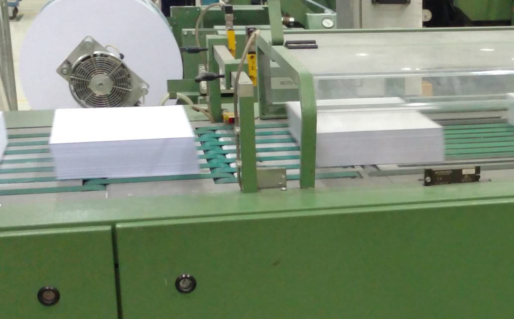 Procemex machine vision application for A4 ream analysis