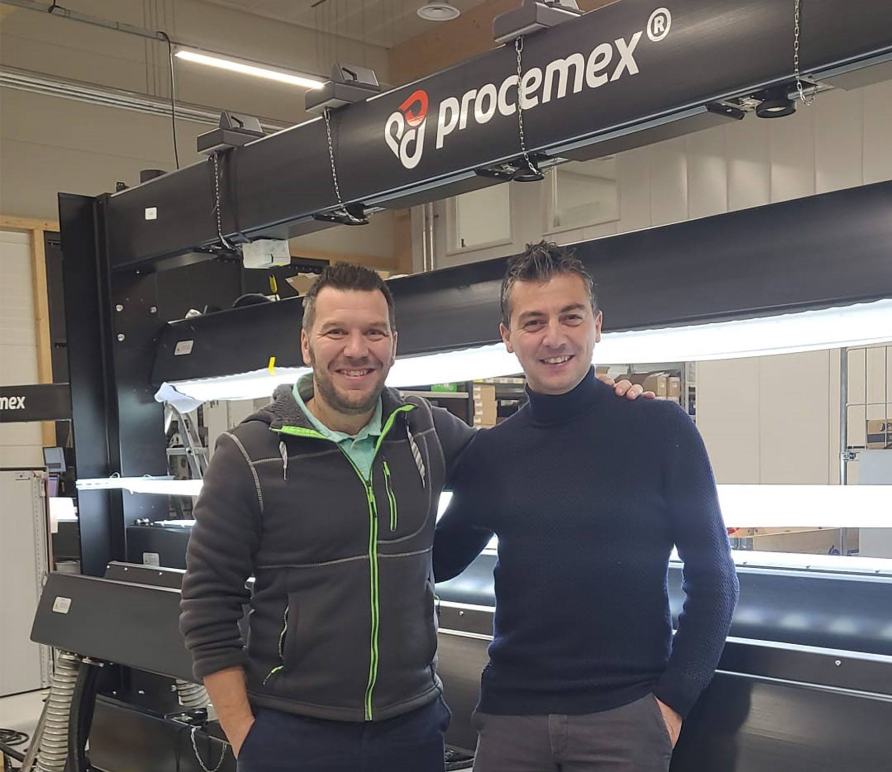 Fedrigoni visiting Procemex factory